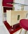 Vintage Art Deco Italian Bar and Stools in Parchment attributed to Gio Ponti, 1950s, Set of 4 For Sale - Image 6 of 17