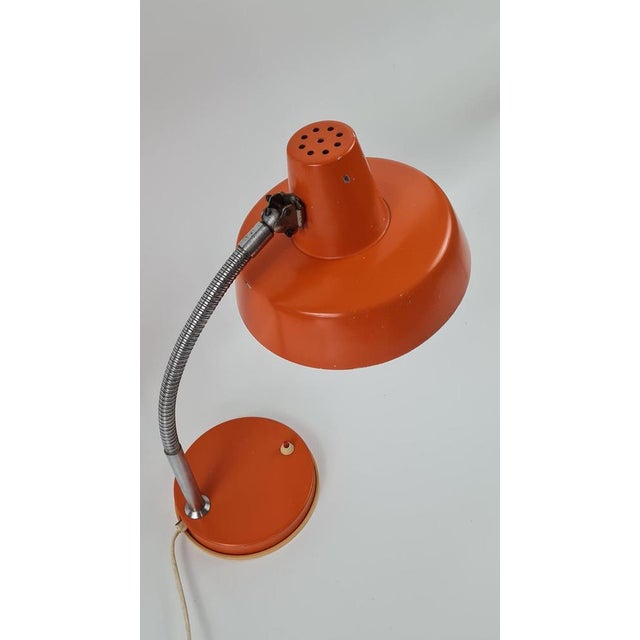 Desk Lamp in Orange Metal, Hungary, 1970s For Sale - Image 16 of 17