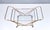 Metal Vintage Brass Serving Cart with Glass Shelves, Italy For Sale - Image 7 of 14
