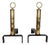 Andirons by Jacques Adnet, 1950s, Set of 2 For Sale