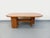 Vintage Rectangular Oval Modernist Coffee Table in Pine, 1970s For Sale - Image 11 of 18