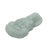 Light Green Sitting Jade Kwan Yin - Bodhisattva - Goddess of Mercy Jade Pendant For Sale - Image 4 of 6