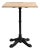 Cast Iron Bistro Table with Oak Top, Antique, France, 20th Century For Sale