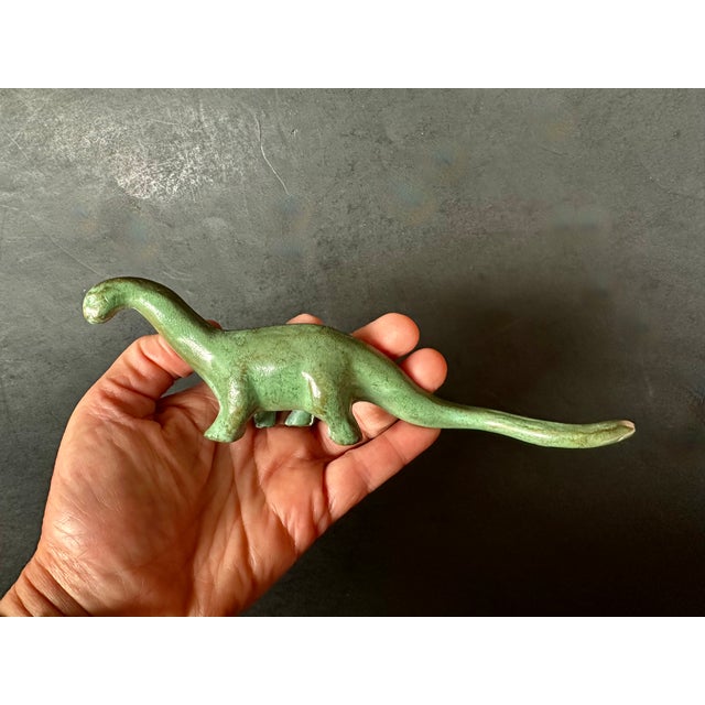 Miniature Brontosaurus Dinosaur Figurine For Sale - Image 10 of 10