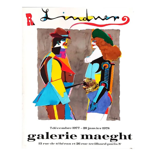 Richard Lindner, Exhibition Poster, 1978, Lithograph For Sale