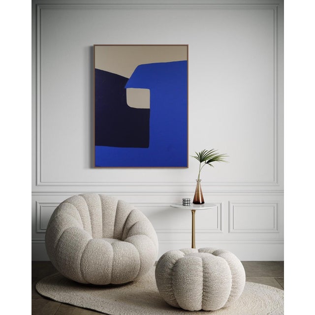 Bodasca, Abstract Blue Set, 2026, Acrylic on Canvas For Sale - Image 3 of 12