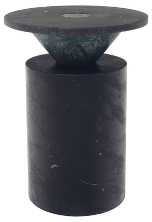 Black Totem Coffee Table by Karen Chekerdjian