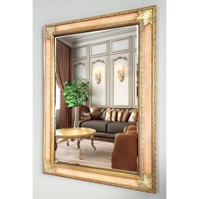 1990s Beveled Wall Mirror 1999 For Sale - Image 5 of 11
