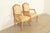 John Stuart John Stuart French Provincial Louis XV Carved Oak Armchairs | Pair For Sale - Image 4 of 15