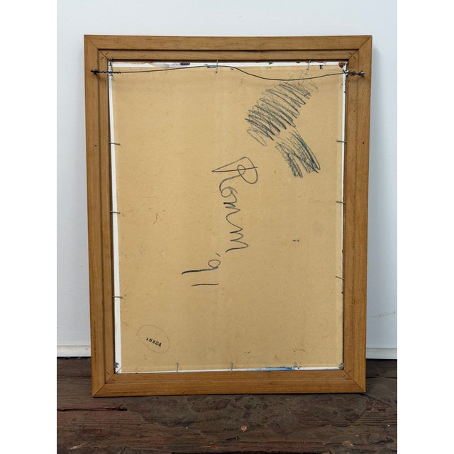 Floss Romm Dworkin Toque Wearing Chef's Portrait Painting, 1991, Yes, Chef! For Sale - Image 14 of 15
