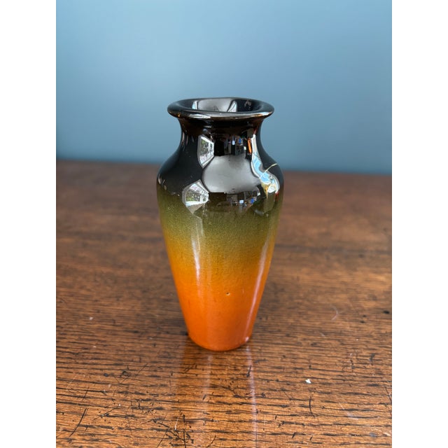 American 1900s Antique Roseville Rozane Royal Miniature Standard Glaze Floral Cabinet Vase - Shape 15 For Sale - Image 3 of 8