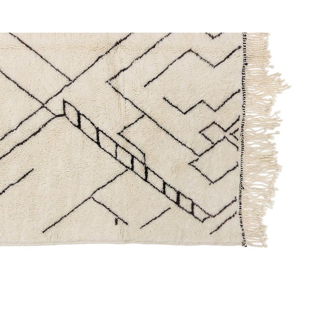 Hand-Knotted Wool Rug by Azele Studio For Sale - Image 6 of 10