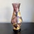 1950s 1950s Czech Art Glass Hand Painted Gold Enamel Vase For Sale - Image 5 of 8