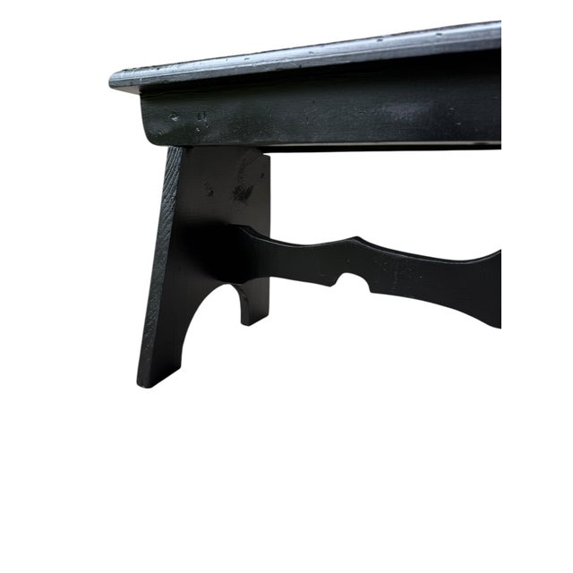 Vintage Farmhouse Wooden Step Stool For Sale - Image 9 of 10