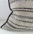 Textile Custom Embroidered Stripe French Linen and Wool Pillow Cover For Sale - Image 7 of 7