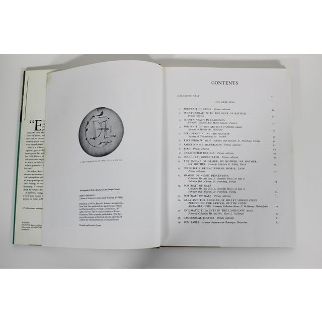 1985 Dali by Robert Descharnes Art Book Hard Cover Coffee Table Book For Sale - Image 9 of 15