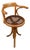 Children's Swivel Chair in Stained Beechwood For Sale