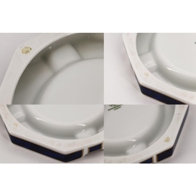 Davidoff Blue Ashtray, Hutschenreuther Porcelain, Germany For Sale - Image 12 of 12