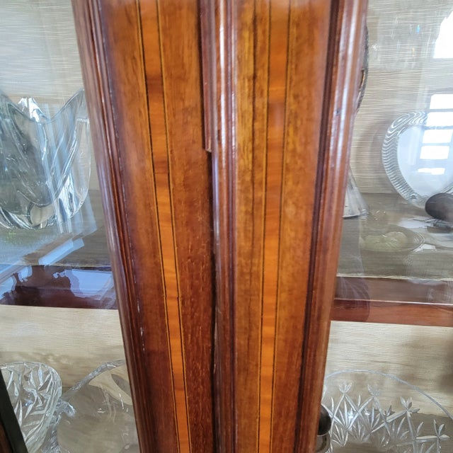 Late 19th Century Victorian Glass Mahogany Display Cabinet For Sale In San Diego - Image 6 of 13