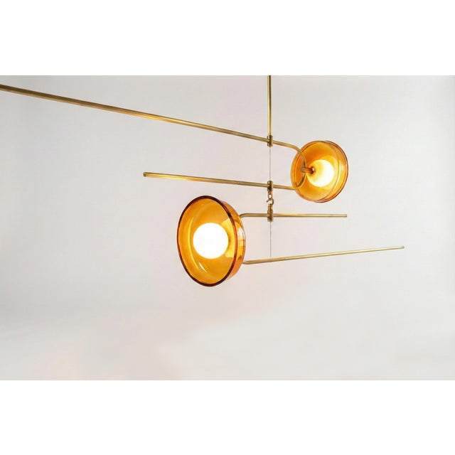 Contemporary Glass Pendant 033 by Naama Hofman For Sale - Image 3 of 6