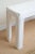 Vintage White Lacquered Wood Rectangle Console and or Sofa Table Restored, 80's For Sale - Image 4 of 11
