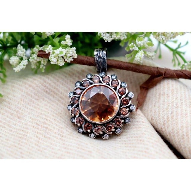 Ring and Pendant Set in Silver, Set of 2 For Sale - Image 5 of 6