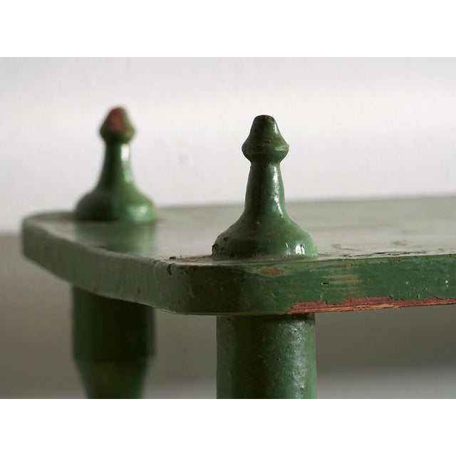 Antique Emerald Green Kitchen Cabinet, 1920s For Sale - Image 10 of 18