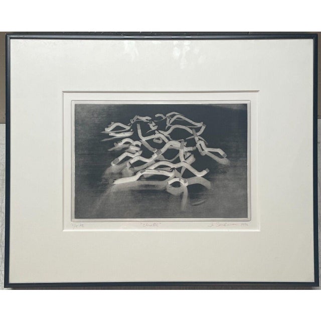 1990s Jo Sandman Abstract Expressionist 'cluster' Signed Etching - Motherwell Student For Sale - Image 5 of 12