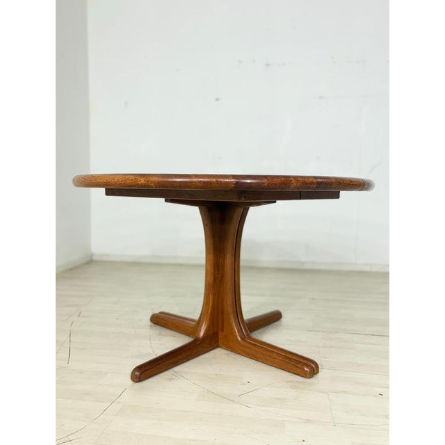 Brown Vintage Dining Table in Teak from Dyrlund For Sale - Image 8 of 10