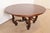 Brown Henredon Italian Provincial Carved Walnut and Burl Wood Pedestal Extension Dining Table, Newly Refinished For Sale - Image 8 of 14