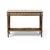 French Antique French Louis XVI Mahogany Console Sofa Table With Carrara Marble For Sale - Image 3 of 18