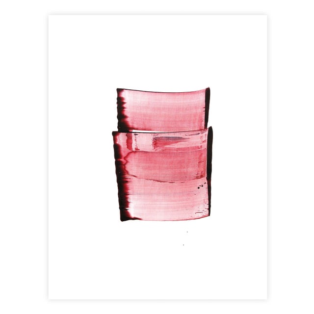 2020s Contemporary Abstract Acrylic on Hahnemühle Paper Painting "Memento 04" by Emma Godebska For Sale - Image 5 of 5