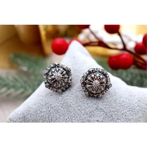 Round Gold Earrings with Diamonds, Set of 2, in Very Good conditions. Designed from 2000 This piece has an attribution...