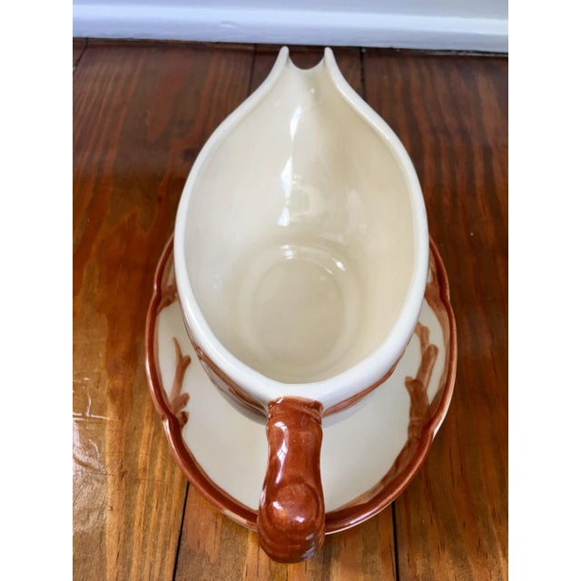 Vintage Franciscan Apple Pitcher and Gravy Boat Set- 2 Pieces For Sale - Image 11 of 13