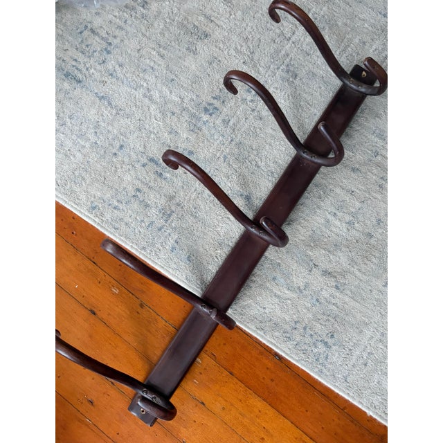 Brown Early 20th Century Thonet Bentwood Coat or Hat Rack For Sale - Image 8 of 10