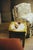 Textile Daffodil Velvet Piero Ottoman by Ceraudo For Sale - Image 7 of 9