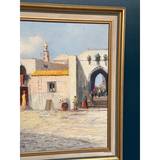 J. Erix, Southern Street, 1960s, Oil on Canvas, Framed For Sale - Image 12 of 18