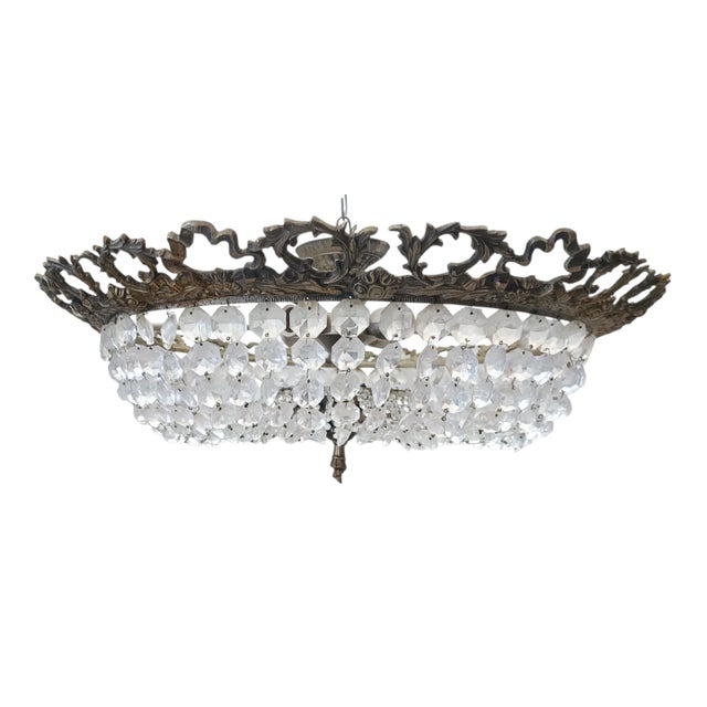 1930s Vintage Art Deco Hanging Lamp, 1930s For Sale - Image 5 of 6