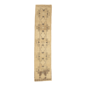 Fine Vintage Turkish Oushak Long Rug 2'10'' X 12'7''