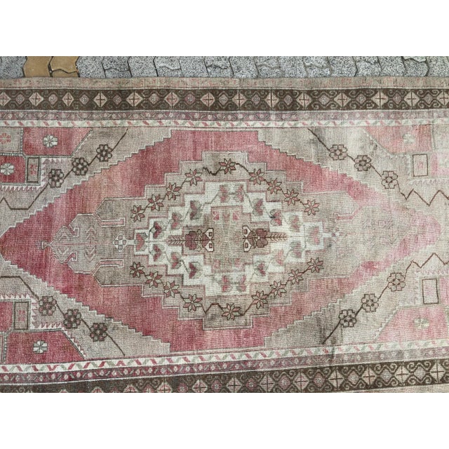Textile Oushak Handmade Oversize Vintage Floor Rug For Sale - Image 7 of 11