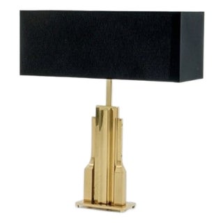 Hollywood Regency Brass Table Lamp Base, Italy, 1970s For Sale
