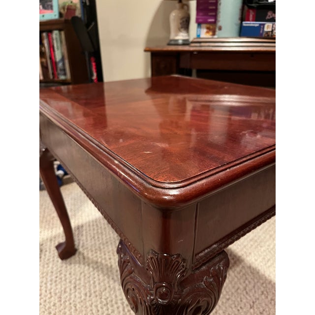 Traditional Hammery End Table For Sale - Image 3 of 7