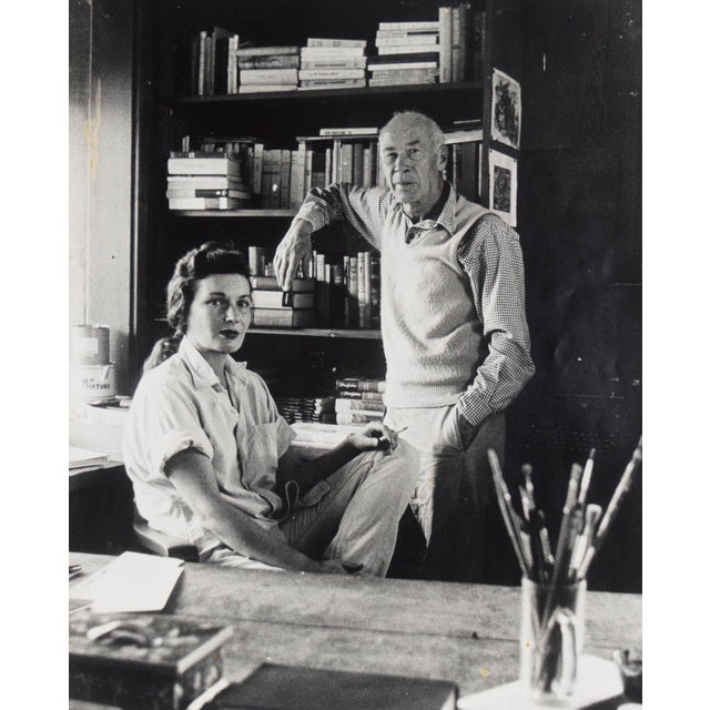 "Henry And Eve Miller On Partington Ridge" - 1954 Original Photograph 1954 original black and white silver gelatin...
