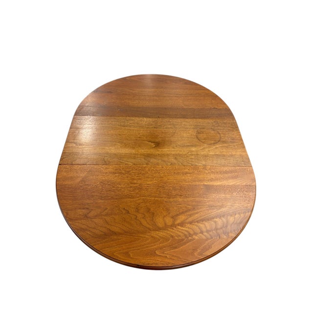 Brown William and Mary Style Drop Leaf Gate Leg Table With Drawer For Sale - Image 8 of 12