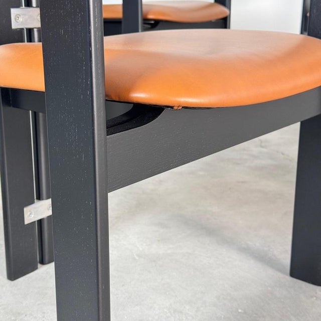 Animal Skin Large Pamplona Chairs by Augusto Savini for Pozzi, 1960s, Set of 8 For Sale - Image 7 of 12