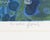 Blue “Floral Flourish” Abstract Intaglio Print by Shoichi Hasegawa For Sale - Image 8 of 8
