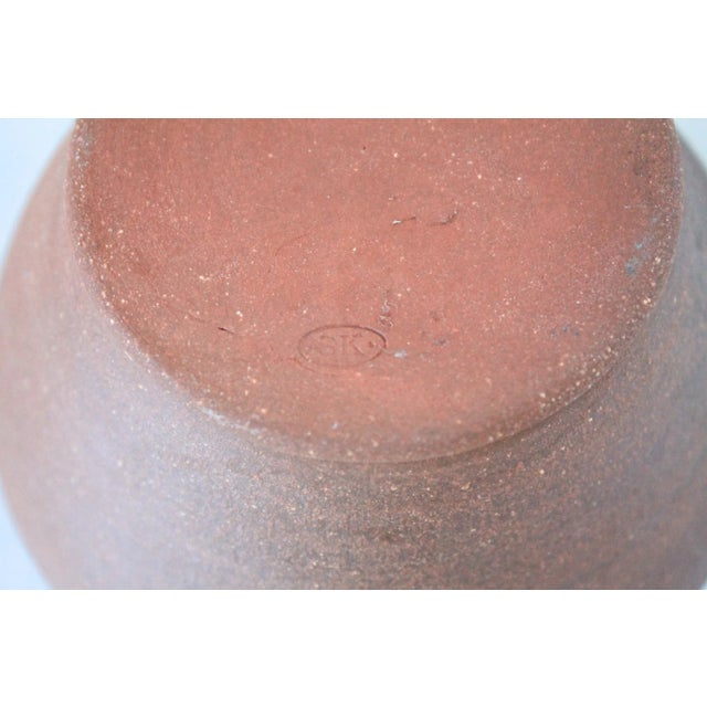 Ceramic Vintage Studio Art Pottery Vase or Vessel For Sale - Image 7 of 7