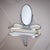 Wall-mounted Vanity Console with Mirror by Gio Ponti, Italy, 1930s For Sale - Image 9 of 11
