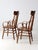Mid 20th Century Vintage Press-Back Back Arm Chairs Pair For Sale - Image 5 of 13