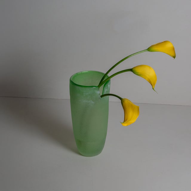Lilypad Scavo Art Glass Vase For Sale In Phoenix - Image 6 of 8